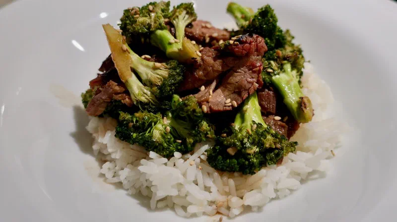 Grilled Beef and Broccoli